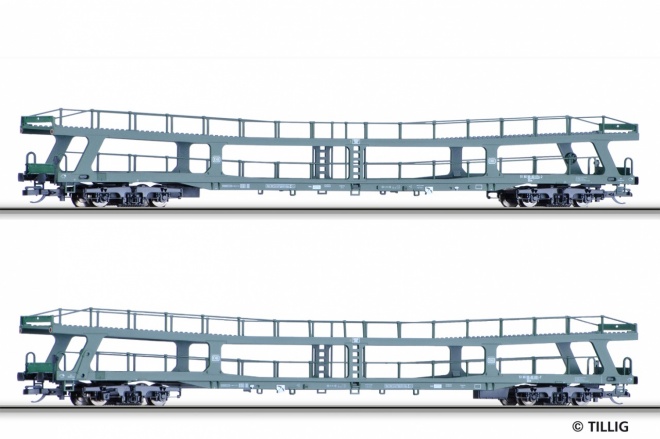 Set of 2 Automobile transport cars<br /><a href='images/pictures/Tillig/01669.jpg' target='_blank'>Full size image</a>